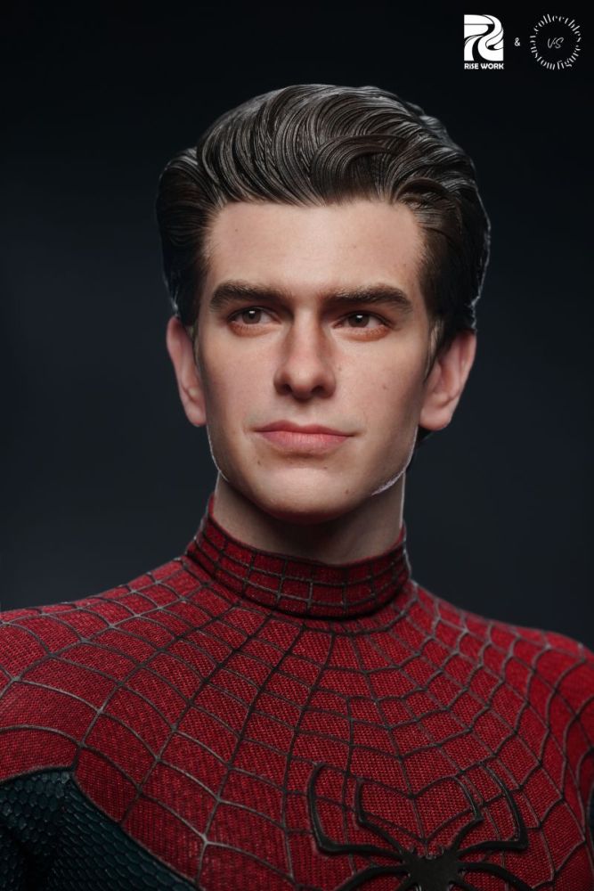 [Pre-sale] Rise Work The Amazing Spider-Man Andrew Garfield Separate Rolling Eyeballs Painted Head Sculpt