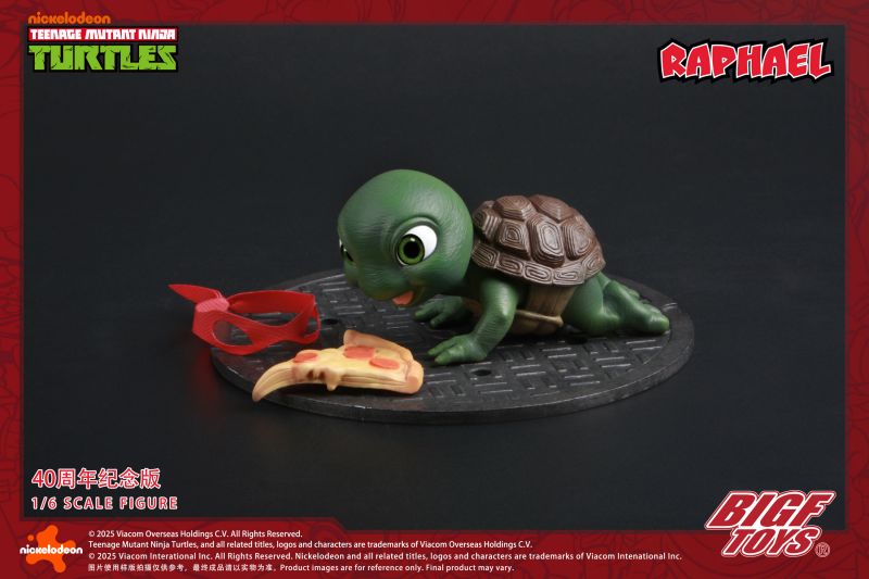 BIGFTOYS TNMT Raphael 40th Anniversary Edition