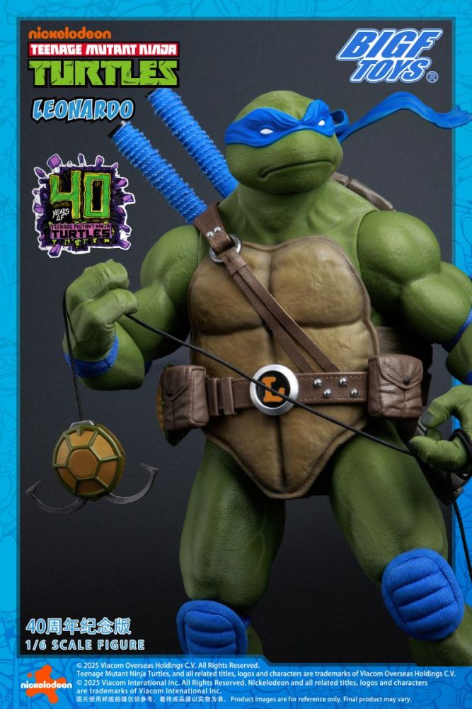 [Pre-sale] BIGFTOYS TMNT Leonardo 40th Anniversary Edition