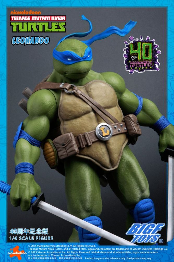 [Pre-sale] BIGFTOYS TMNT Leonardo 40th Anniversary Edition