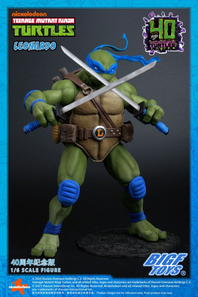 [Pre-sale] BIGFTOYS TMNT Leonardo 40th Anniversary Edition