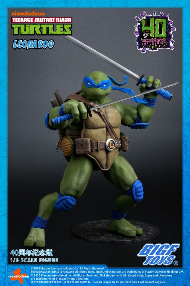 [Pre-sale] BIGFTOYS TMNT Leonardo 40th Anniversary Edition