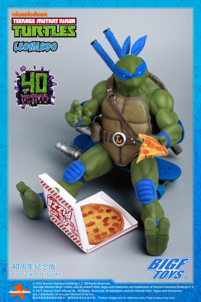 [Pre-sale] BIGFTOYS TMNT Leonardo 40th Anniversary Edition