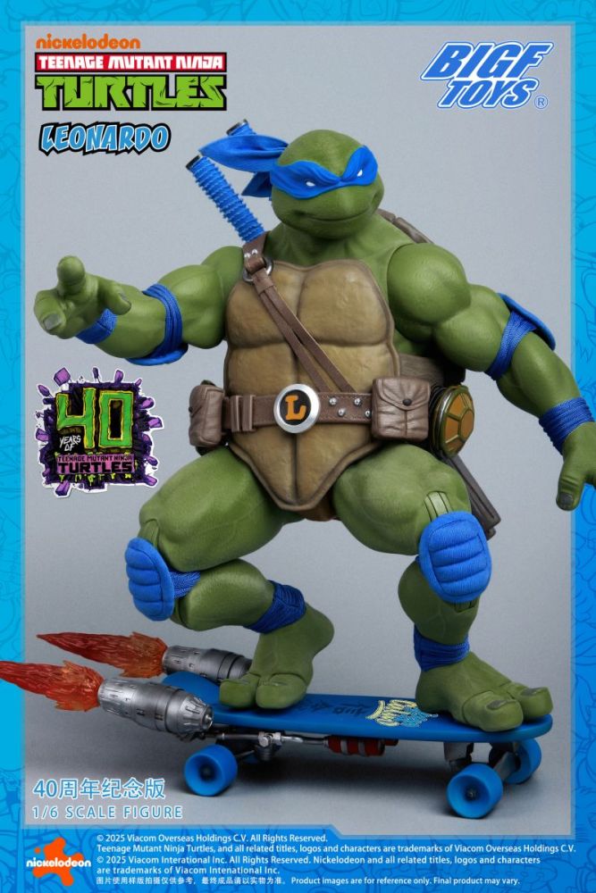 [Pre-sale] BIGFTOYS TMNT Leonardo 40th Anniversary Edition