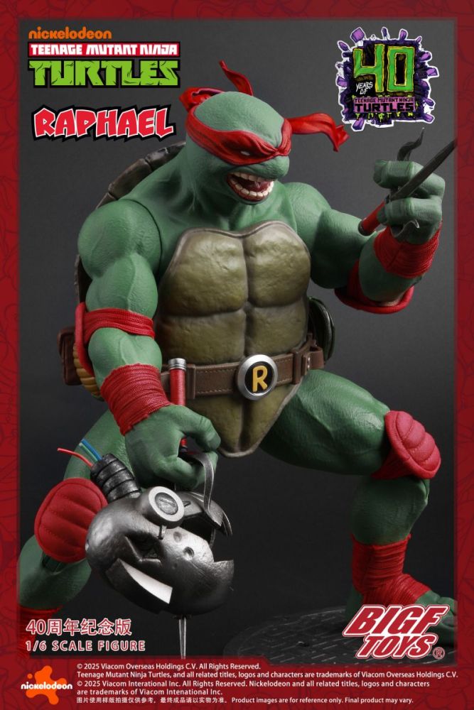 [Pre-sale] BIGFTOYS TNMT Raphael 40th Anniversary Edition