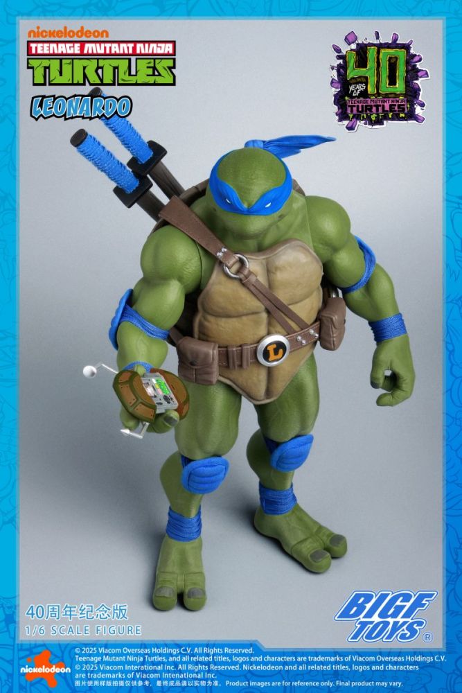 [Pre-sale] BIGFTOYS TMNT Leonardo 40th Anniversary Edition