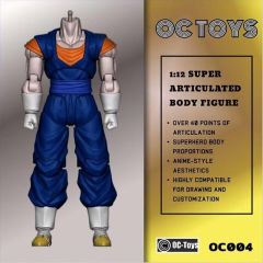 [In stock] OCToys SHF Vegito 3.0 black hair Vegetto Bejitto
