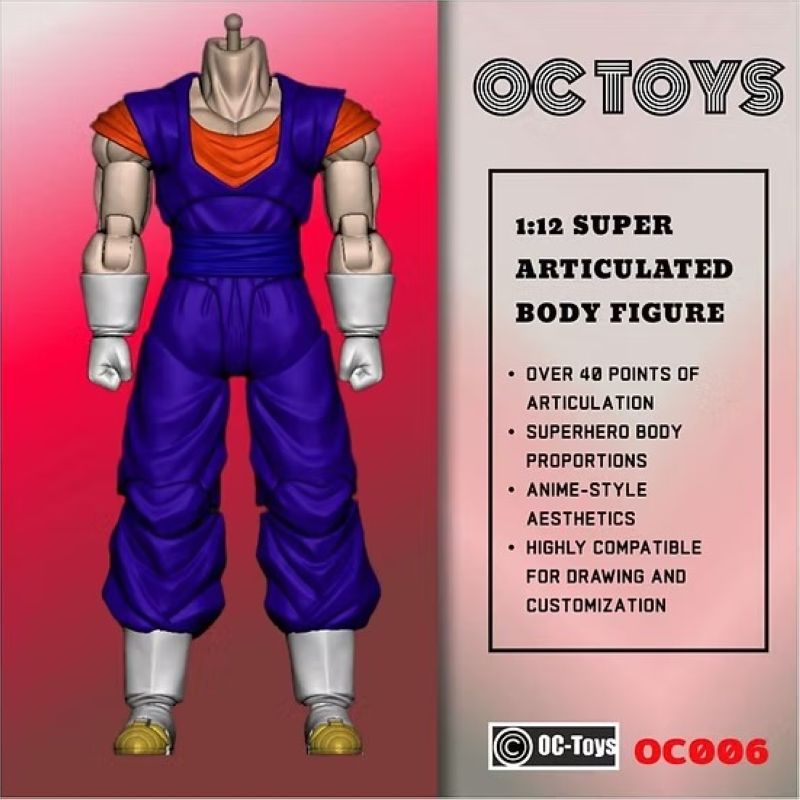 OCToys SHF Vegito 3.0 Red hair Vegetto Bejitto