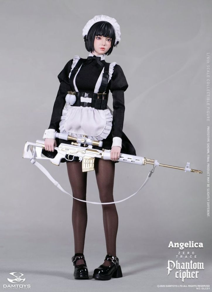 [Pre-sale] DAMTOYS Phantom Cipher - Zero Trace: Angelica Original Story Collectible Series Action Figure