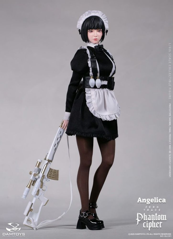 [Pre-sale] DAMTOYS Phantom Cipher - Zero Trace: Angelica Original Story Collectible Series Action Figure