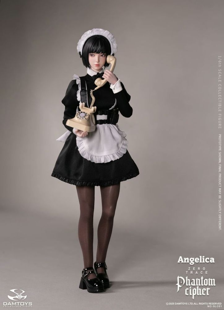 [Pre-sale] DAMTOYS Phantom Cipher - Zero Trace: Angelica Original Story Collectible Series Action Figure