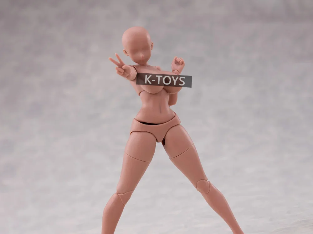 Japanese Anime Style Plump Female Body