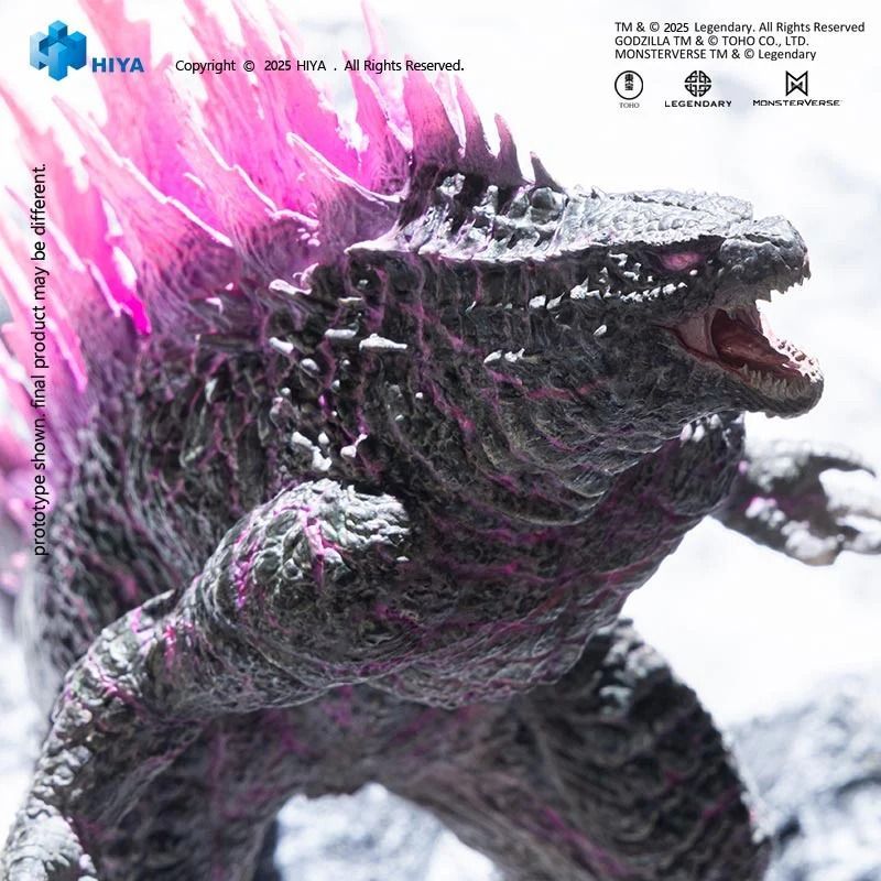 [In stock] WF limited HIYA Exquisite Basic Series Godzilla vs Kong: The New Empire Godzilla Evolved Translucent Ver PVC Statue
