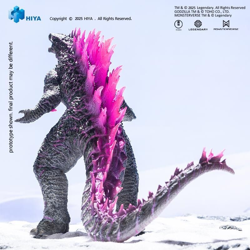 [In stock] WF limited HIYA Exquisite Basic Series Godzilla vs Kong: The New Empire Godzilla Evolved Translucent Ver PVC Statue