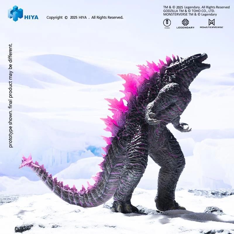 [In stock] WF limited HIYA Exquisite Basic Series Godzilla vs Kong: The New Empire Godzilla Evolved Translucent Ver PVC Statue