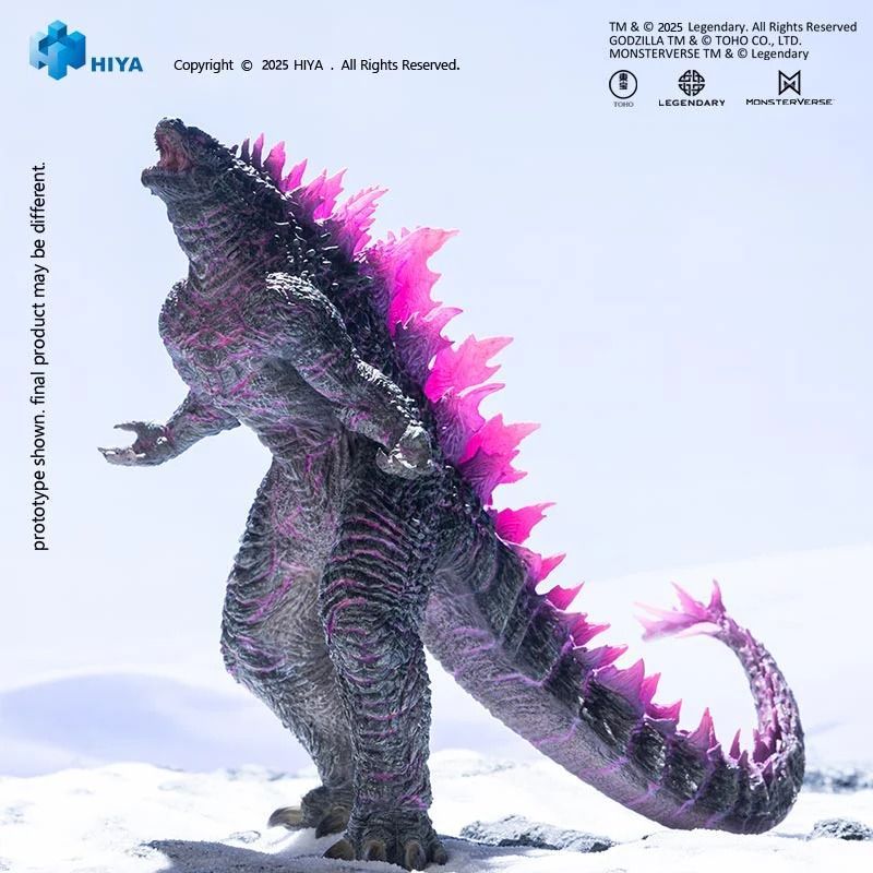 [In stock] WF limited HIYA Exquisite Basic Series Godzilla vs Kong: The New Empire Godzilla Evolved Translucent Ver PVC Statue