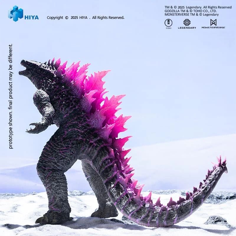 [In stock] WF limited HIYA Exquisite Basic Series Godzilla vs Kong: The New Empire Godzilla Evolved Translucent Ver PVC Statue