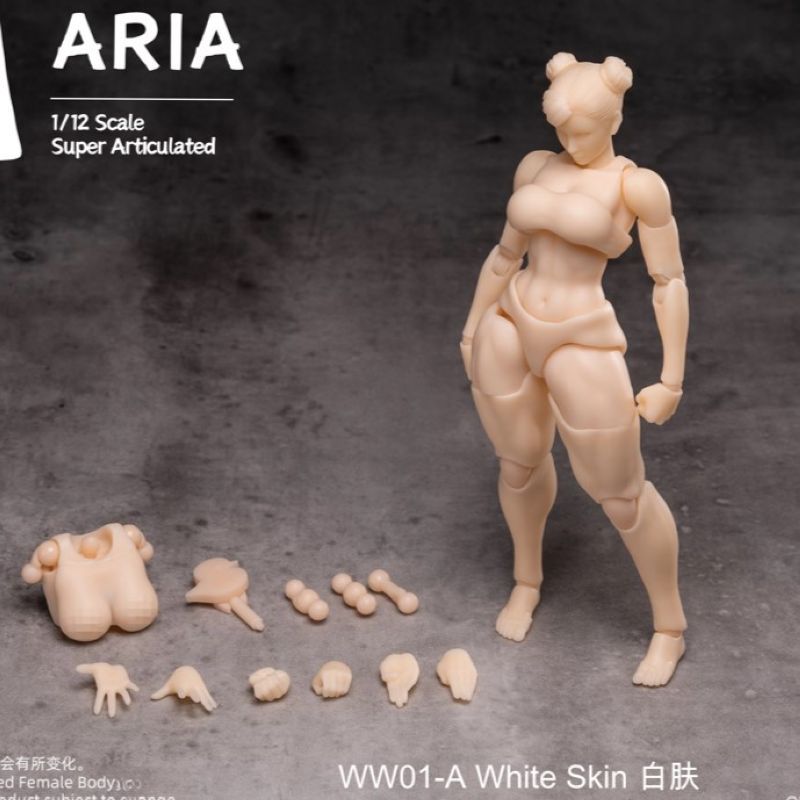 [Pre-sale] WHALE WORKS WW01  ARIA Female Body White Skin