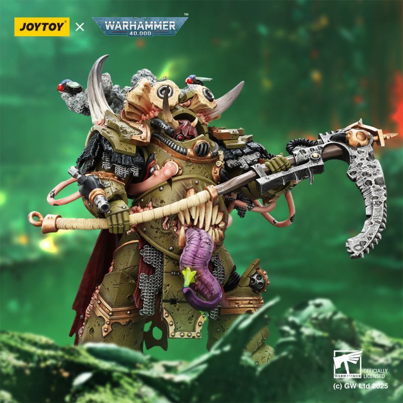 [Pre-sale] JOYTOY Warhammer 40K Death Guard Deathshroud Terminator Champion with Manreaper and Plaguespurter Gauntlets