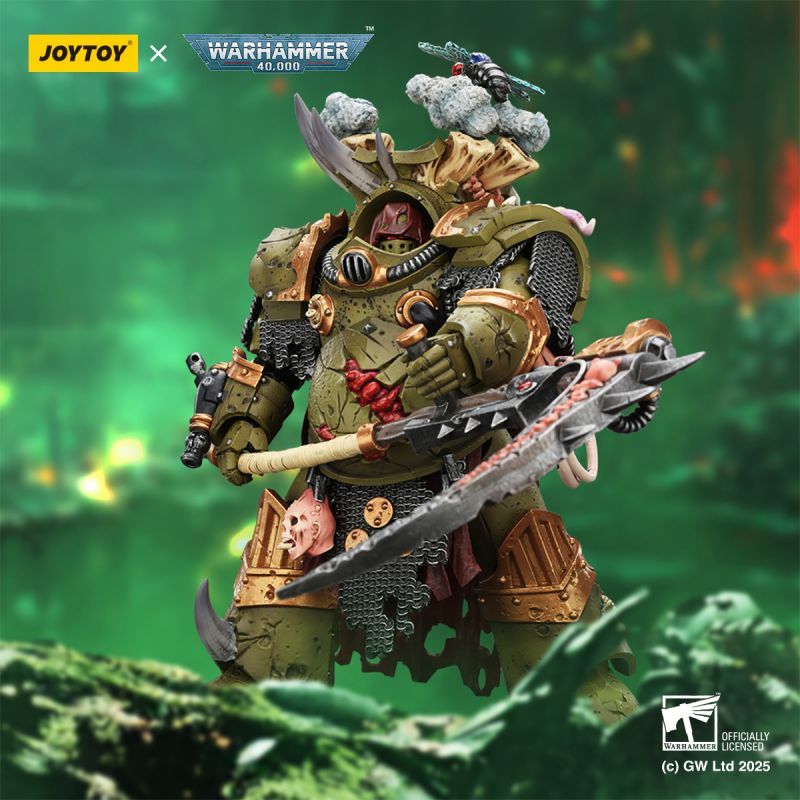 [Pre-sale] JOYTOY Warhammer 40K Death Guard Deathshroud Terminator 1 with Manreaper and Plaguespurter Gauntlet