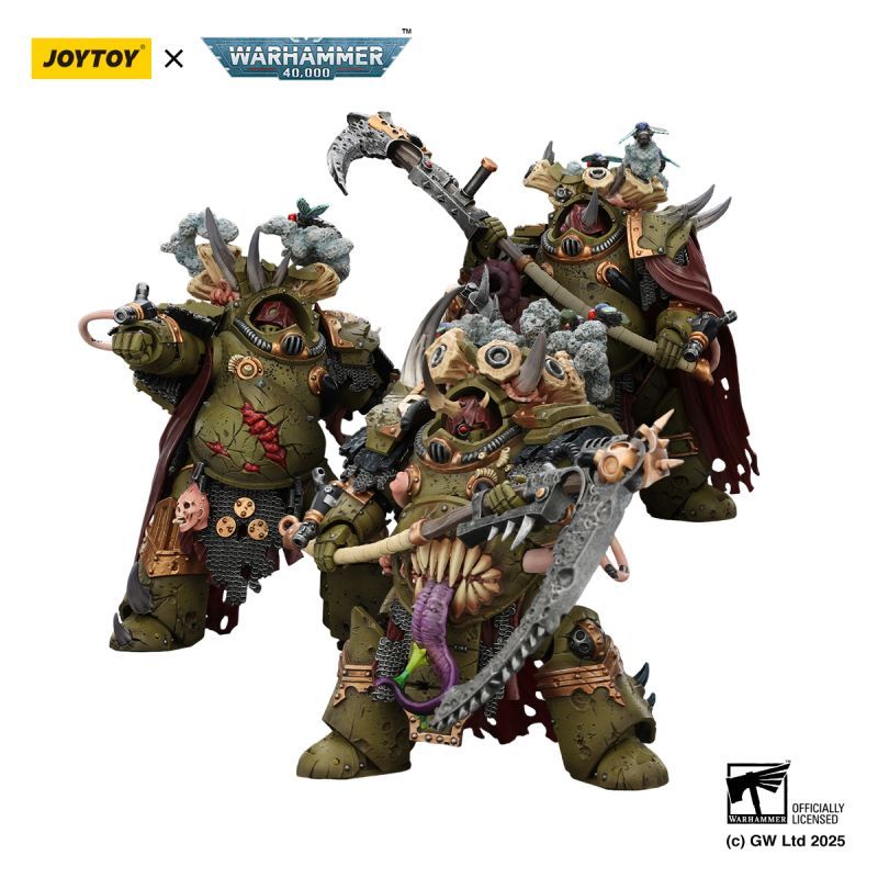 [Pre-sale] JOYTOY Warhammer 40K Death Guard Deathshroud Terminator 1 with Manreaper and Plaguespurter Gauntlet