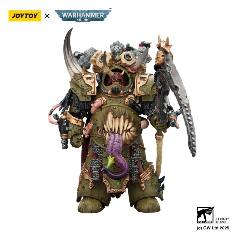 [Pre-sale] JOYTOY Warhammer 40K Death Guard Deathshroud Terminator Champion with Manreaper and Plaguespurter Gauntlets