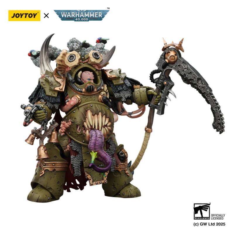 [Pre-sale] JOYTOY Warhammer 40K Death Guard Deathshroud Terminator Champion with Manreaper and Plaguespurter Gauntlets