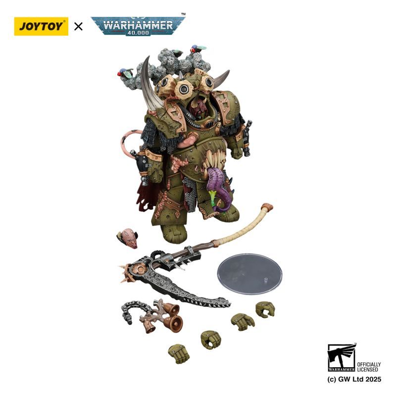 [Pre-sale] JOYTOY Warhammer 40K Death Guard Deathshroud Terminator Champion with Manreaper and Plaguespurter Gauntlets