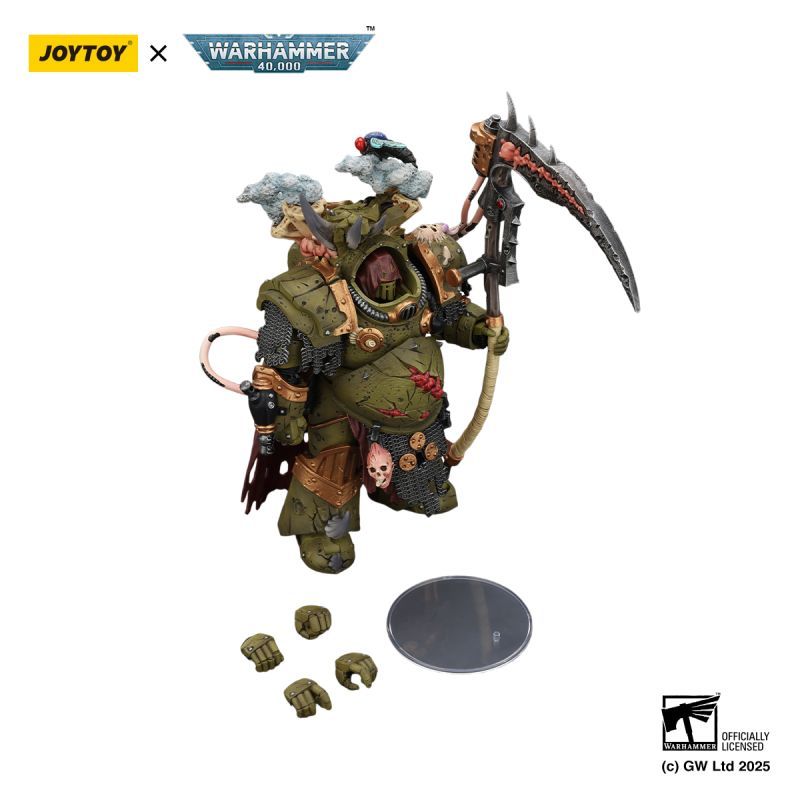 [Pre-sale] JOYTOY Warhammer 40K Death Guard Deathshroud Terminator 1 with Manreaper and Plaguespurter Gauntlet