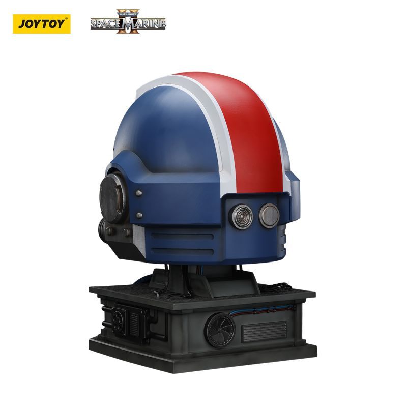 [Pre-sale] JOYTOY Warhammer 40K Ultramarines Lieutenant Titus' MKX Helmet & Display Stand