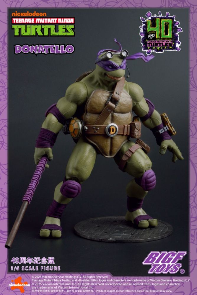 [Pre-sale] BIGFTOYS TNMT Donatello 40th Anniversary Edition
