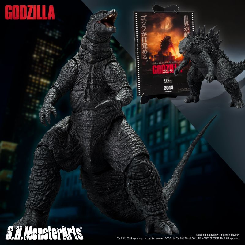 [Pre-sale] Bandai S.H.MonsterArts GODZILLA [2014] "GODZILLA" -Movie Graphic Plus