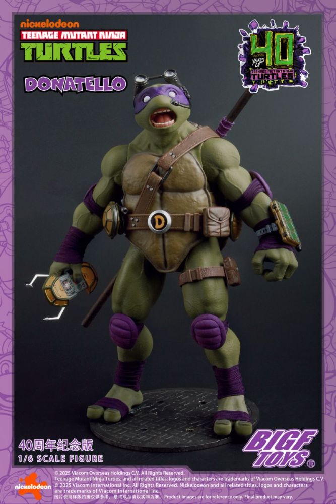 [Pre-sale] BIGFTOYS TNMT Donatello 40th Anniversary Edition