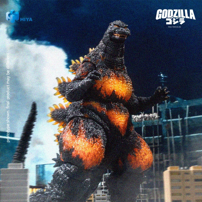 [Pre-sale] Hiya EXQUISITE BASIC Series Godzilla vs. Destoroyah 1995 Burning Godzilla action figure