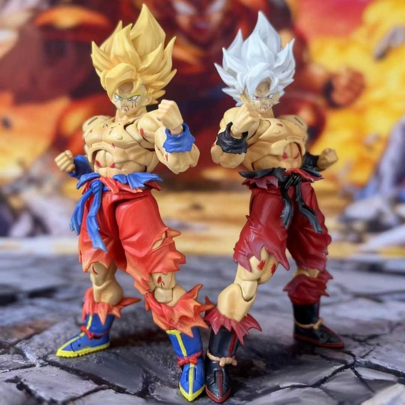 [Pre-sale]  N&T Studio Dragon Ball SHF Super Saiyan Son Goku Battle Damaged 3.0