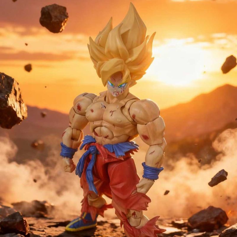 [Pre-sale]  N&T Studio Dragon Ball SHF Super Saiyan Son Goku Battle Damaged 3.0