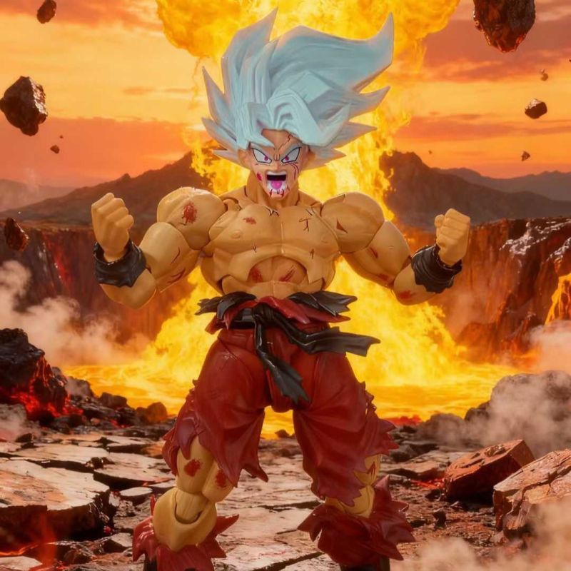 [Pre-sale]  N&T Studio Dragon Ball SHF Super Saiyan Son Goku Battle Damaged 3.0