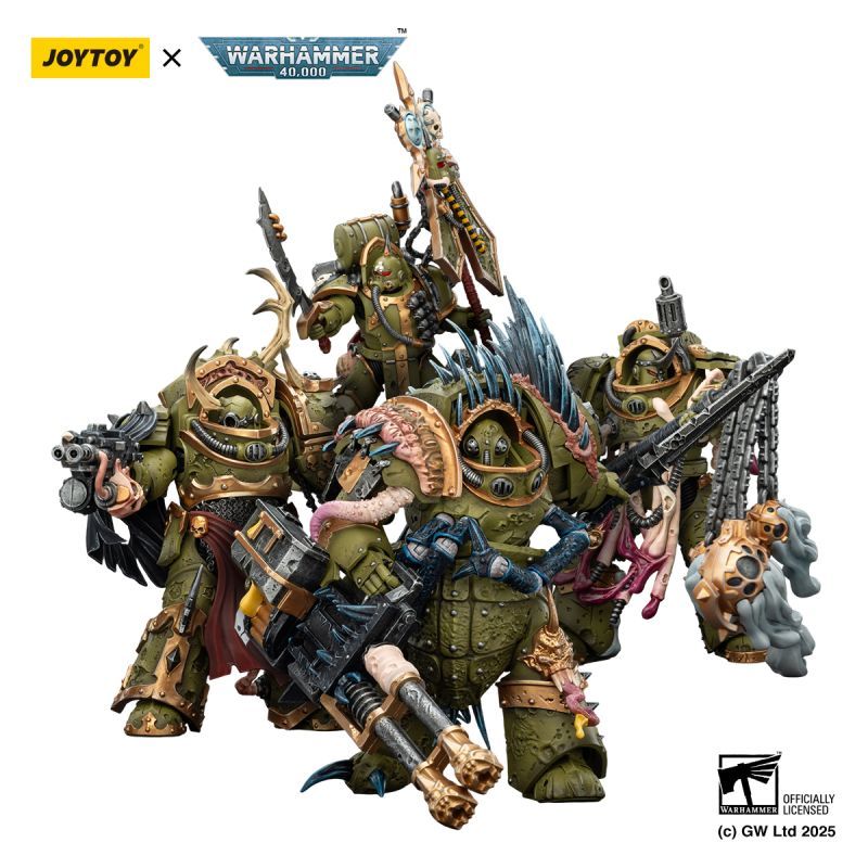 [Pre-sale] JOYTOY Warhammer 40K Death Guard Blightlord Terminator 1 with Reaper Autocannon and Bubotic Blades