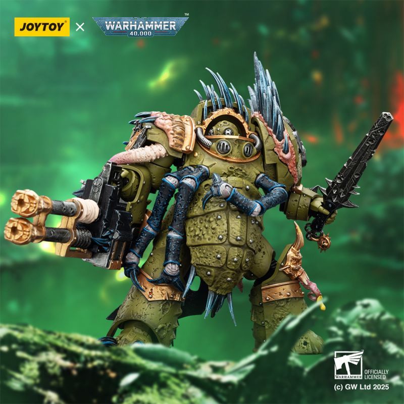 [Pre-sale] JOYTOY Warhammer 40K Death Guard Blightlord Terminator 1 with Reaper Autocannon and Bubotic Blades