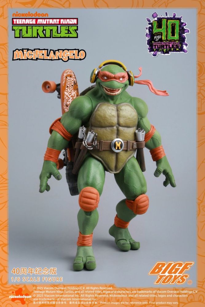[Pre-sale] BIGFTOYS TNMT Michelangelo 40th Anniversary Edition