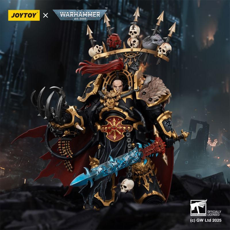 [Pre-sale] JOYTOY Warhammer 40K Black Legion Abaddon the Despoiler with Drach'nyen and the Talon of Horus