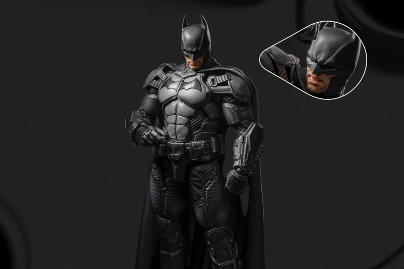 INART Batman: Arkham Origins Batman Replaceable head sculpt