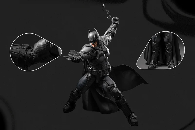 INART Batman: Arkham Origins Batman Exquisite details
