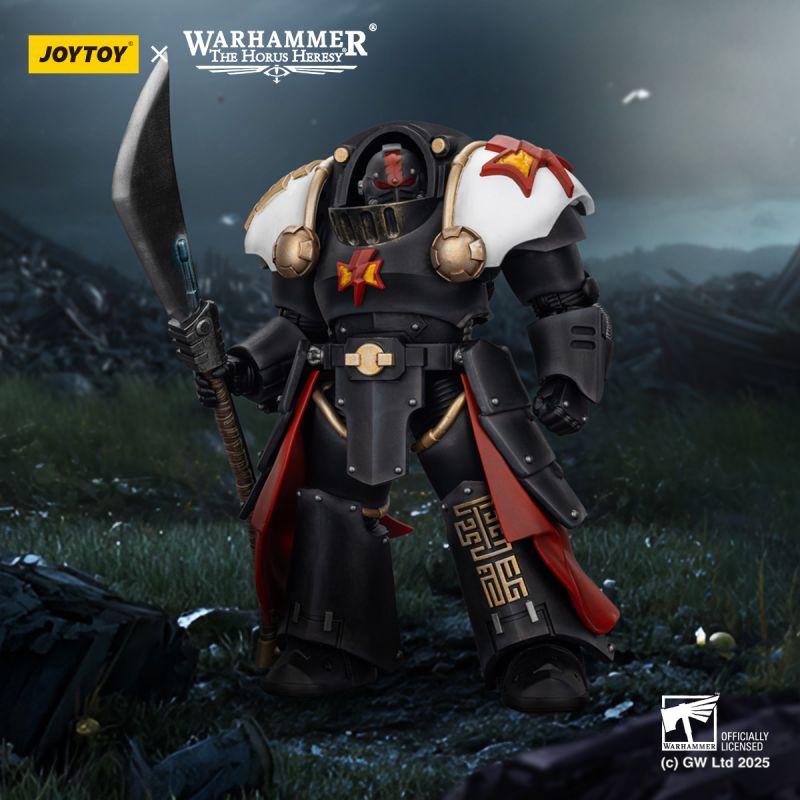 [Sold out] JOYTOY Warhammer The Horus Heresy White Scars Ebon Keshig Terminator 2 with Power Glaive