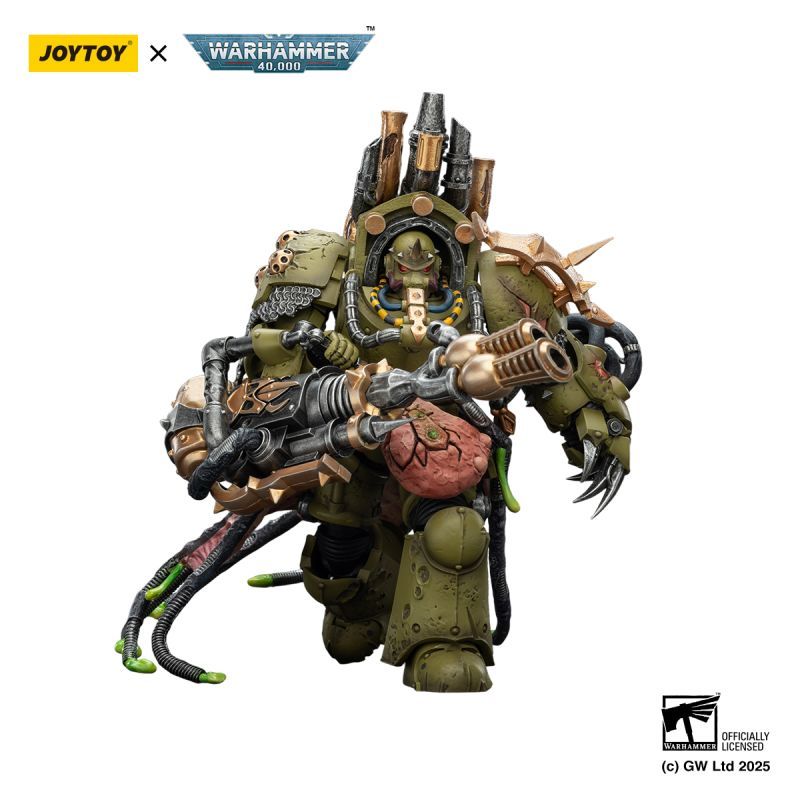 [Pre-sale] JOYTOY Warhammer 40K Death Guard Lord of Virulence with Power Fist and Twin Plague Spewer