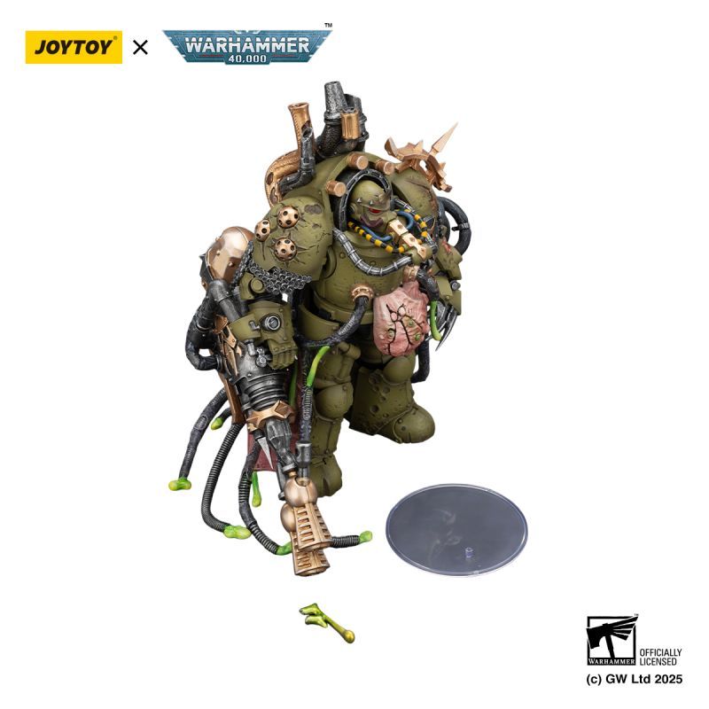 [Pre-sale] JOYTOY Warhammer 40K Death Guard Lord of Virulence with Power Fist and Twin Plague Spewer