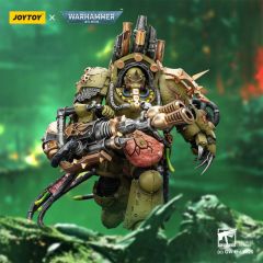 [In stock] JOYTOY Warhammer 40K Death Guard Lord of Virulence with Power Fist and Twin Plague Spewer