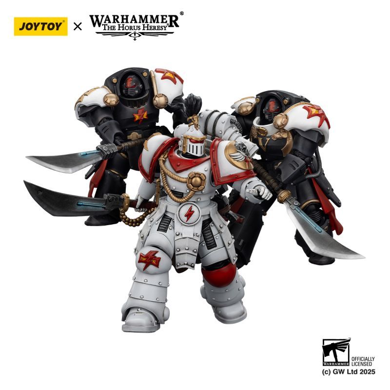 [Pre-sale] JOYTOY Warhammer The Horus Heresy White Scars Ebon Keshig Terminator 2 with Power Glaive