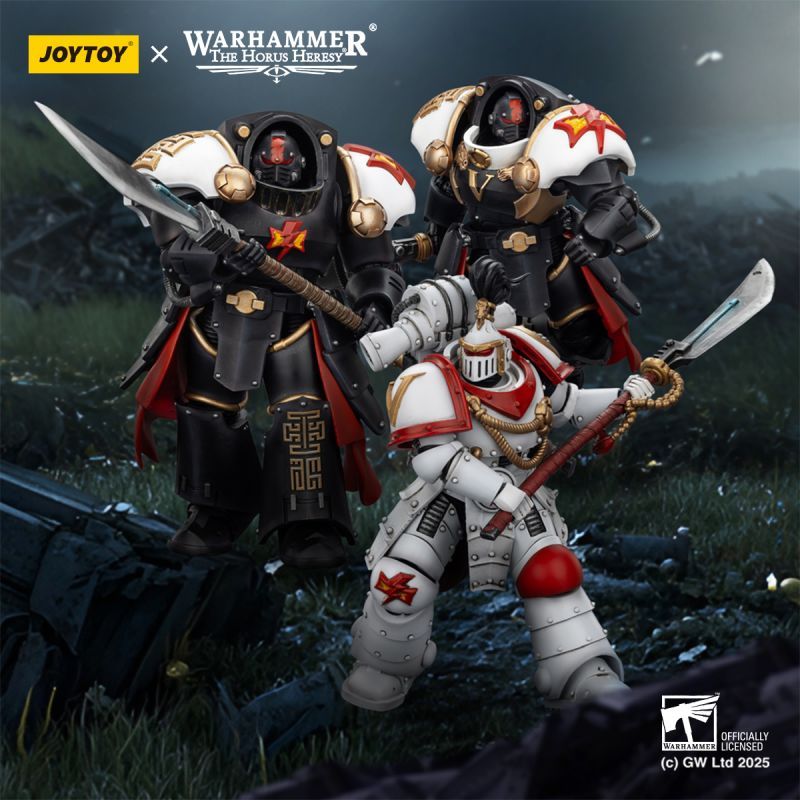 [Pre-sale] JOYTOY Warhammer The Horus Heresy White Scars Ebon Keshig Terminator 2 with Power Glaive