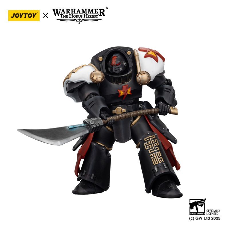 [Pre-sale] JOYTOY Warhammer The Horus Heresy White Scars Ebon Keshig Terminator 2 with Power Glaive